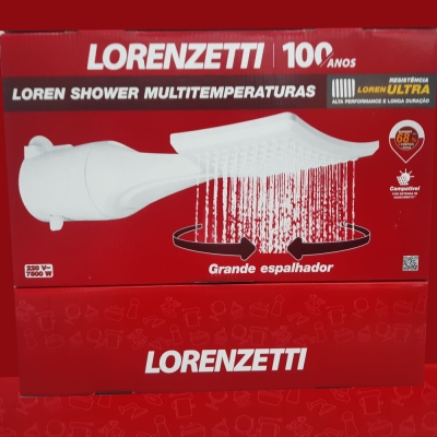 Chuveiro Loren Shower Ultra Multitemperaturas Lorenzetti