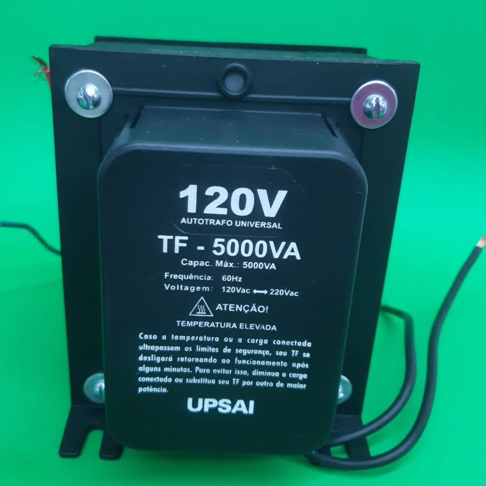 Foto 2 - Auto Transformador de Voltagem TF 5000VA Automático Bivolt Upsai