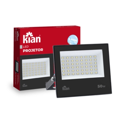 Refletor LED 50W 6.500K Branca Fria Bivolt Kian