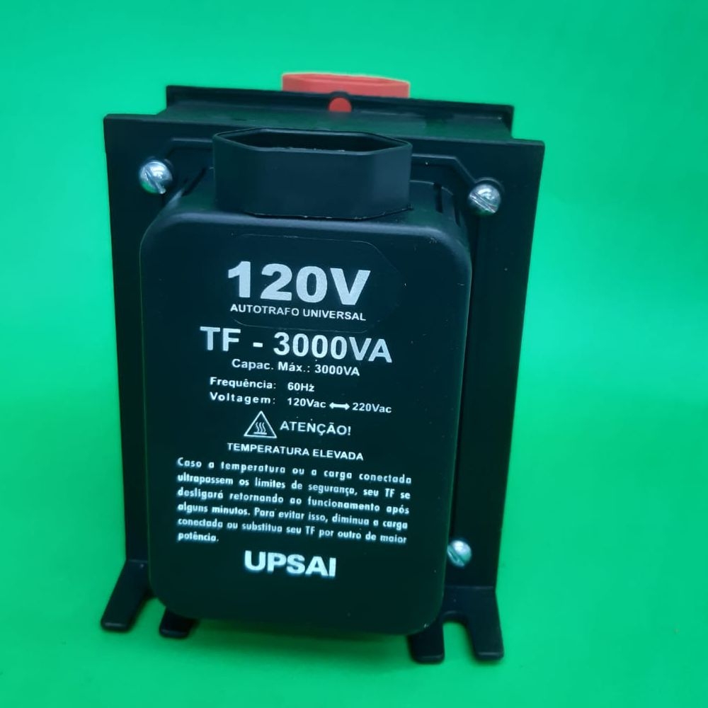 Foto 2 - Auto Transformador de Voltagem TF 3000VA Automático Bivolt Upsai